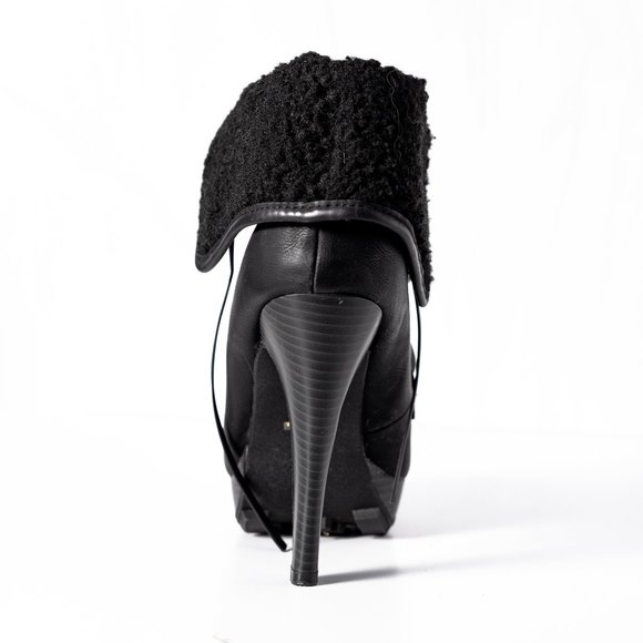 Anne Michelle High Heel Lace-Up Booties - Picture 2 of 5